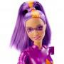 Fire Super Hero Barbie Doll - purple