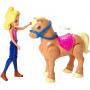 Barbie™ On The Go Pony Race Track Set