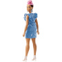 Barbie Fashionistas Blue Jean Queen Doll (Curvy)