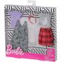 Barbie Fashion 2 Outfits for Barbie Doll Mix Checks and Nature with a Polar Bear T-Shirt, a Floral Print Dress and Plaids