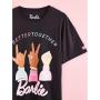 G21 Barbie Black Better Together T-Shirt