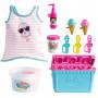 Barbie Cooking & Baking Accessory Pack with Ice Cream-Themed Pieces, Including Tank Top for Doll, Cooler Mold & Container of Molded Dough, Ages 4 Years Old & Up, Multi