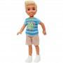 Barbie® Club Chelsea™ Boy Doll (6-inch Blonde) with Monster Graphic Shirt and Shorts