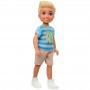 Barbie® Club Chelsea™ Boy Doll (6-inch Blonde) with Monster Graphic Shirt and Shorts