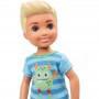 Barbie® Club Chelsea™ Boy Doll (6-inch Blonde) with Monster Graphic Shirt and Shorts