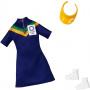 Barbie Clothes: Outfit Inspired by Olympic Games Tokyo 2020 Doll, Sport Top and Skirt with Sneakers and Sunglasses