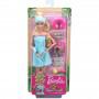 Barbie® Spa Doll, Blonde, with Puppy and 9 Accessories