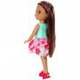 Barbie® Club Chelsea™ Doll, 6-inch Brunette Wearing Fierce Tiger Graphic and Removable Floral Skirt