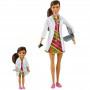 Barbie® & Chelsea™ Careers Playset: 2 Brunette Dolls and Doctor, Tennis Star & Musician Pieces