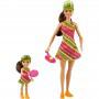 Barbie® & Chelsea™ Careers Playset: 2 Brunette Dolls and Doctor, Tennis Star & Musician Pieces