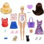 Barbie® Day-to-Night Color Reveal™ Doll with 25 Surprises & Dog Park-to-Movie Night Transformation