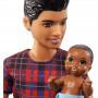 ​Barbie® Skipper™ Babysitters Inc.™ Doll & Accessories Set with 9-in Brunette Boy Doll, Baby Doll & 4 Storytelling Pieces