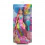 ​Barbie™ Dreamtopia Princess Doll (11.5-inch) with Extra-Long Two-Tone Fantasy Hair, Hairbrush, Tiaras and Styling Accessories