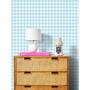 'Barbie™ Gingham' Wallpaper by Barbie™ - Baby Blue