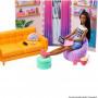 Barbie: Big City, Big Dreams™ Dorm Room Playset with Furniture & Accessories, 3 to 7 Years