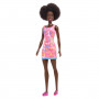 Barbie Pink Barbie Logo Print Dress Doll