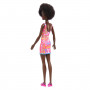 Barbie Pink Barbie Logo Print Dress Doll