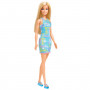 Barbie Blue Barbie Logo Print Dress Doll