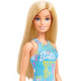 Barbie Blue Barbie Logo Print Dress Doll