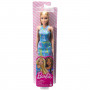 Barbie Blue Barbie Logo Print Dress Doll