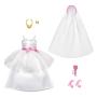 Barbie Clothes, Bridal Fashion Pack For Barbie Doll On Wedding Day