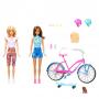 Barbie Dolls and Playset, Outdoor Barbie Set with Two Dolls & Puppy