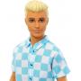 Blonde Ken Doll With Swim Trunks And Beach-themed Accessories