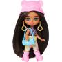 Barbie Extra Mini Minis Travel Doll With Safari Animal Print Fashion, Barbie Extra Fly