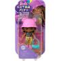 Barbie Extra Mini Minis Travel Doll With Safari Animal Print Fashion, Barbie Extra Fly