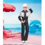 Barbie the Movie Collectible Ken Doll Wearing Black And White Western Outfit