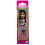 Barbie Chelsea Small Doll With Beach Swimsuit, Toucan & Tropical Leaf Print, Black Hair & Brown Eyes