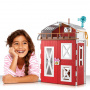 Barbie Horse Barn Playset With 25+ Feeding & Grooming Accessories Including 11 Animal Figures