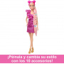 Barbie Fun & Fancy Hair Doll With Extra-Long Colorful Blonde Hair And Styling Accessories