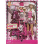 Barbie & Kelly Pink Holiday Doll Christmas Set