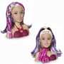 Barbie Styling hairdressing head with 14 pieces