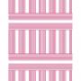 'Roman Holiday Grid' Wallpaper by Barbie™ - Berry