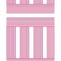 'Roman Holiday Grid' Wallpaper by Barbie™ - Berry