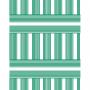 'Roman Holiday Grid' Wallpaper by Barbie™ - Green