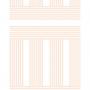 'Roman Holiday Grid' Wallpaper by Barbie™ - Peach