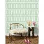 'Roman Holiday Grid' Wallpaper by Barbie™ - Spring Green