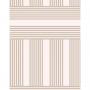 'Roman Holiday Grid' Wallpaper by Barbie™ - Taupe