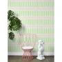 'Roman Holiday Woven' Wallpaper By Barbie™ - Lime