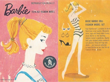 Barbie Journal Catalog 1959
