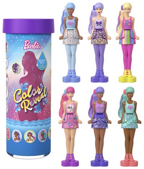 Barbie Mini BarbieLand Barbie Color Reveal dolls