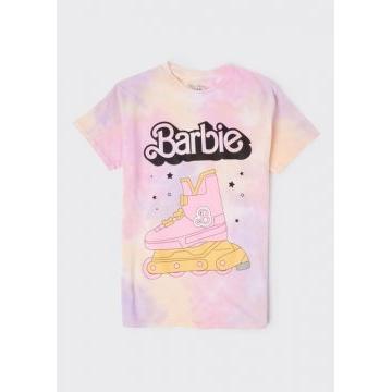 Pastel Barbie Roller Skate Graphic Tee