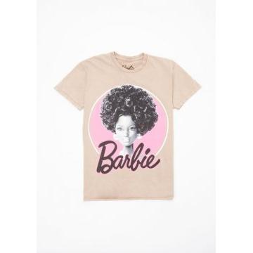 Sand Barbie Afro Graphic Tee