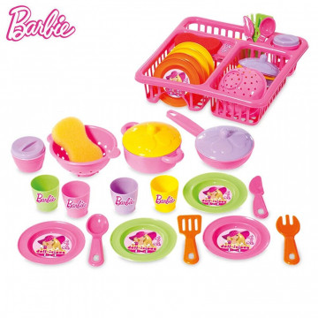 Barbie Children's kitchen and dining room set in dryer