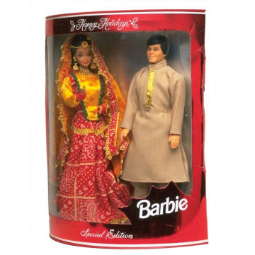Happy Holidays Barbie & Ken dolls