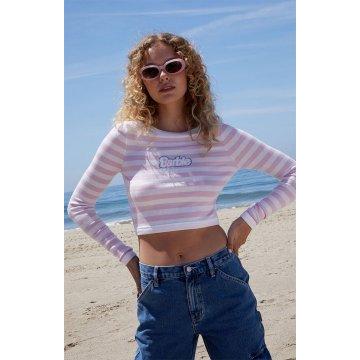Barbie So '90s Cropped Long Sleeve T-Shirt