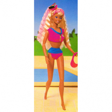 Barbie Banho de Sol (Estrela) Pink bikini